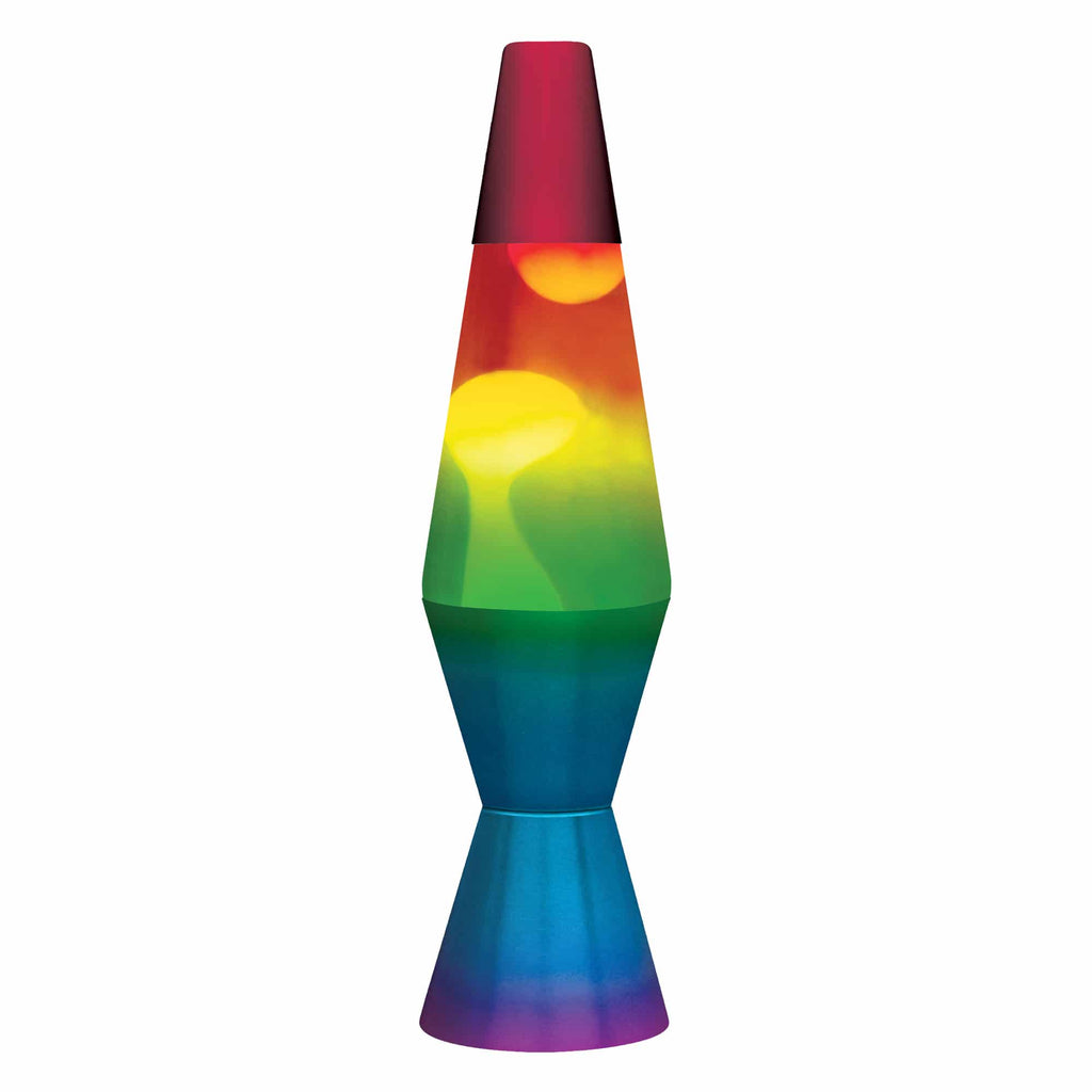 11.5" LAVA LAMP RAINBOW - WHITE/TRICOLOR - I4EQ
