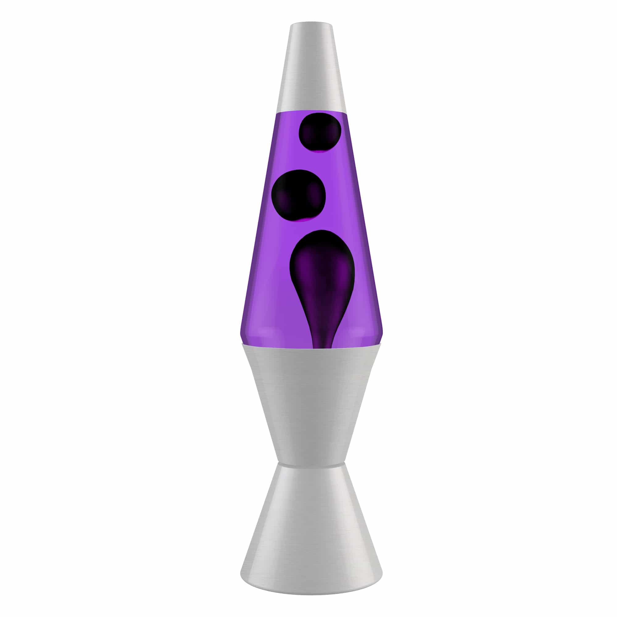14.5'' LAVA LAMP - BLACK & PURPLE - FMG7