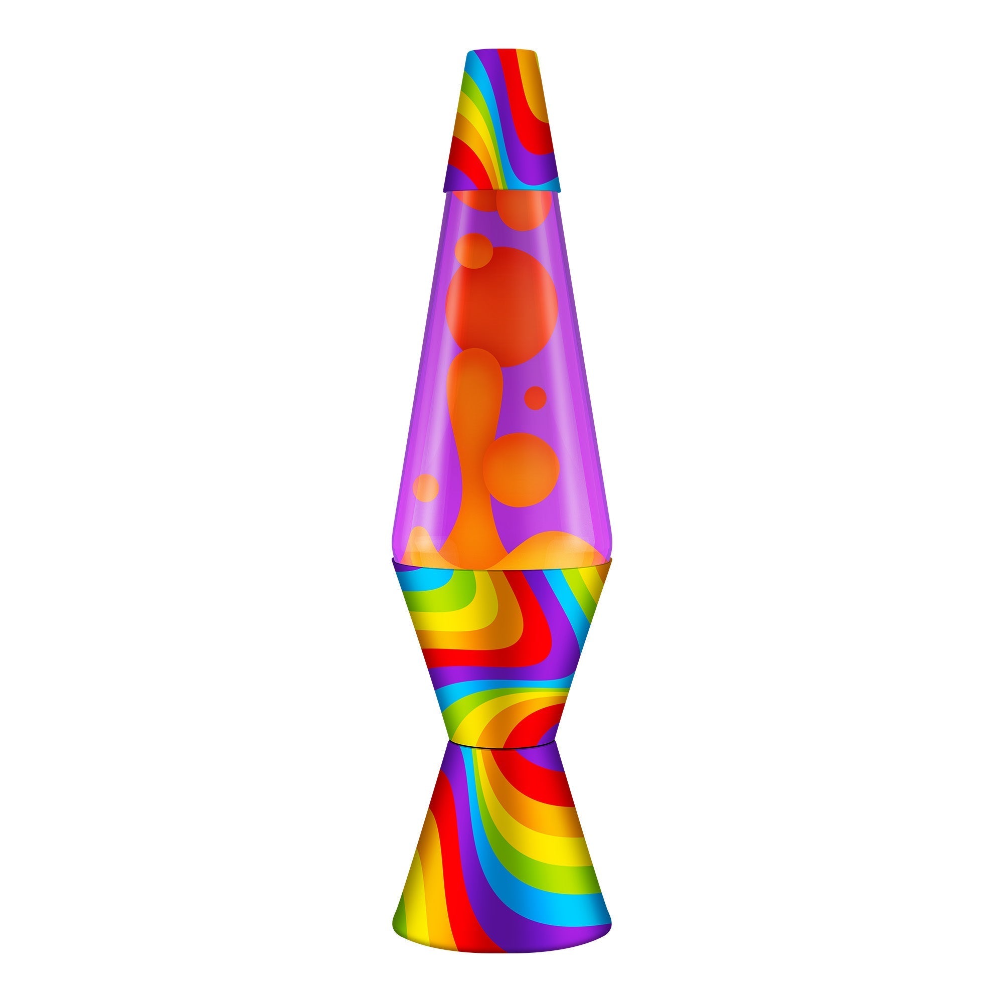 14.5" LAVA LAMP FLOWING COLOR BANDS - KP82
