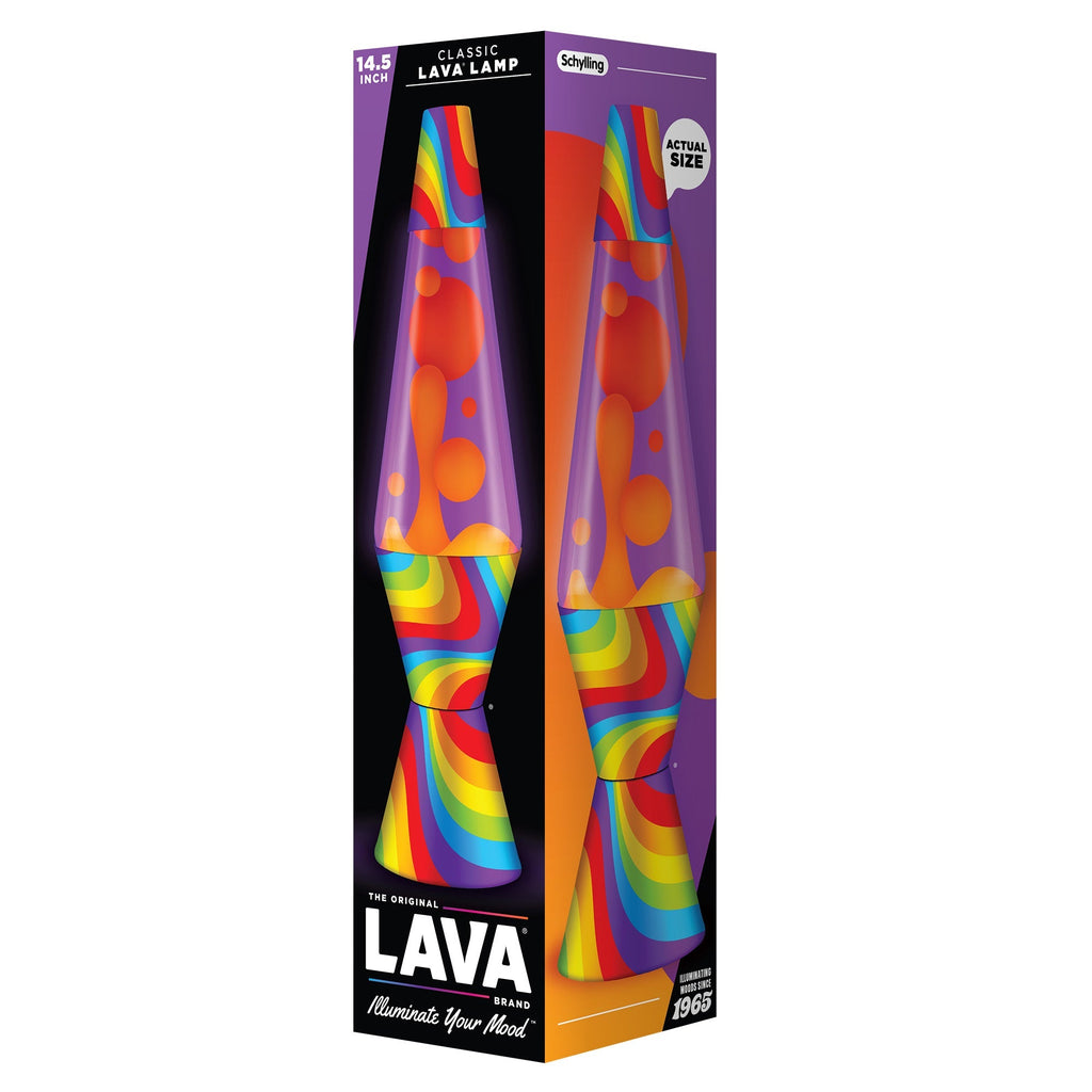 14.5" LAVA LAMP FLOWING COLOR BANDS - KP82