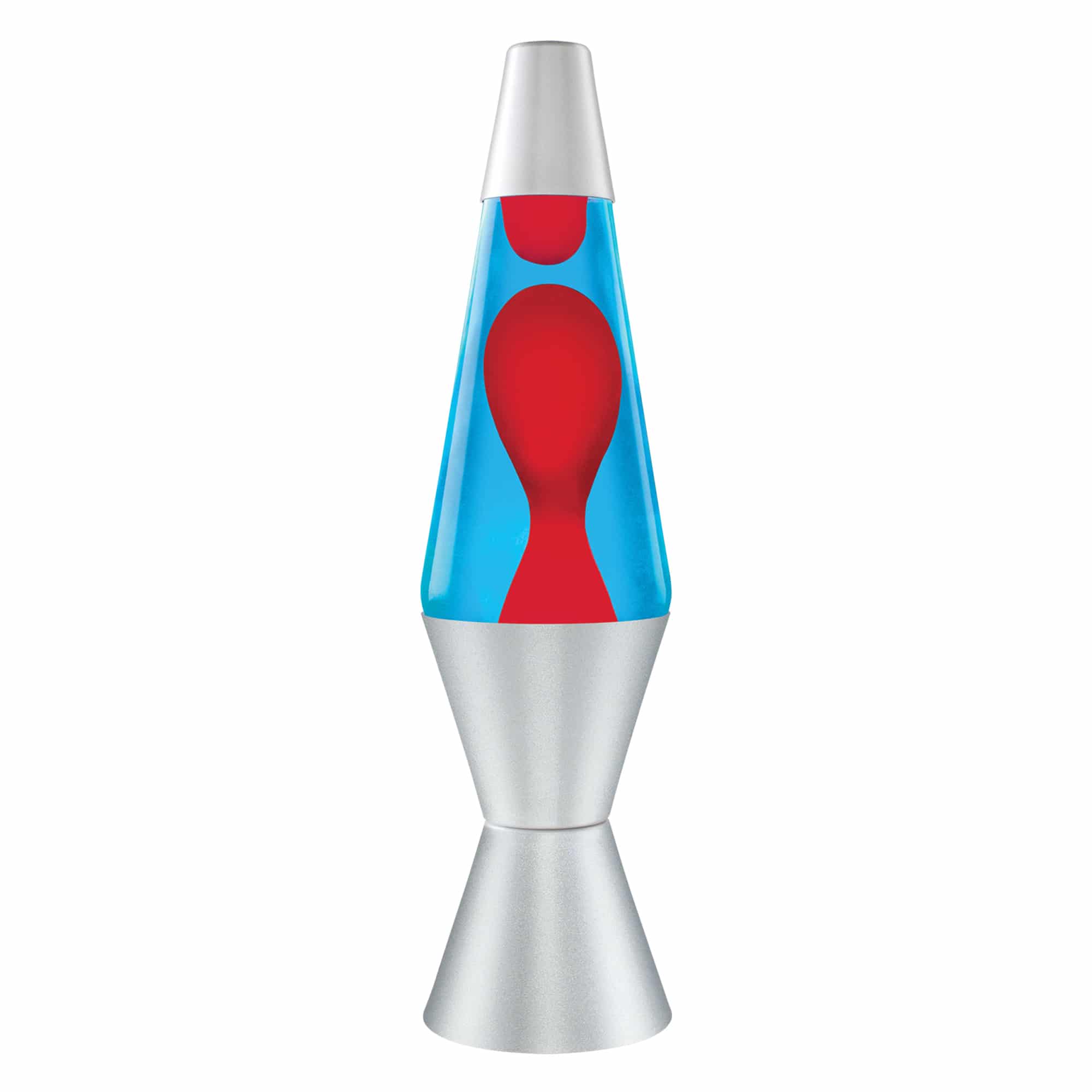 14.5" LAVA LAMP - RED/BLUE/SILVER - LDAK
