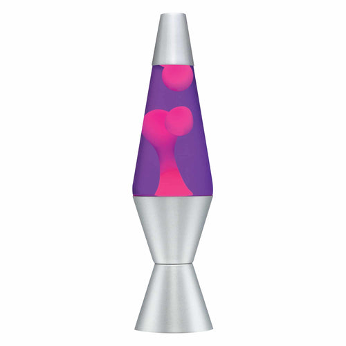 14.5" LAVA LAMP - PINK/PURPLE/SILVER - AWQ9