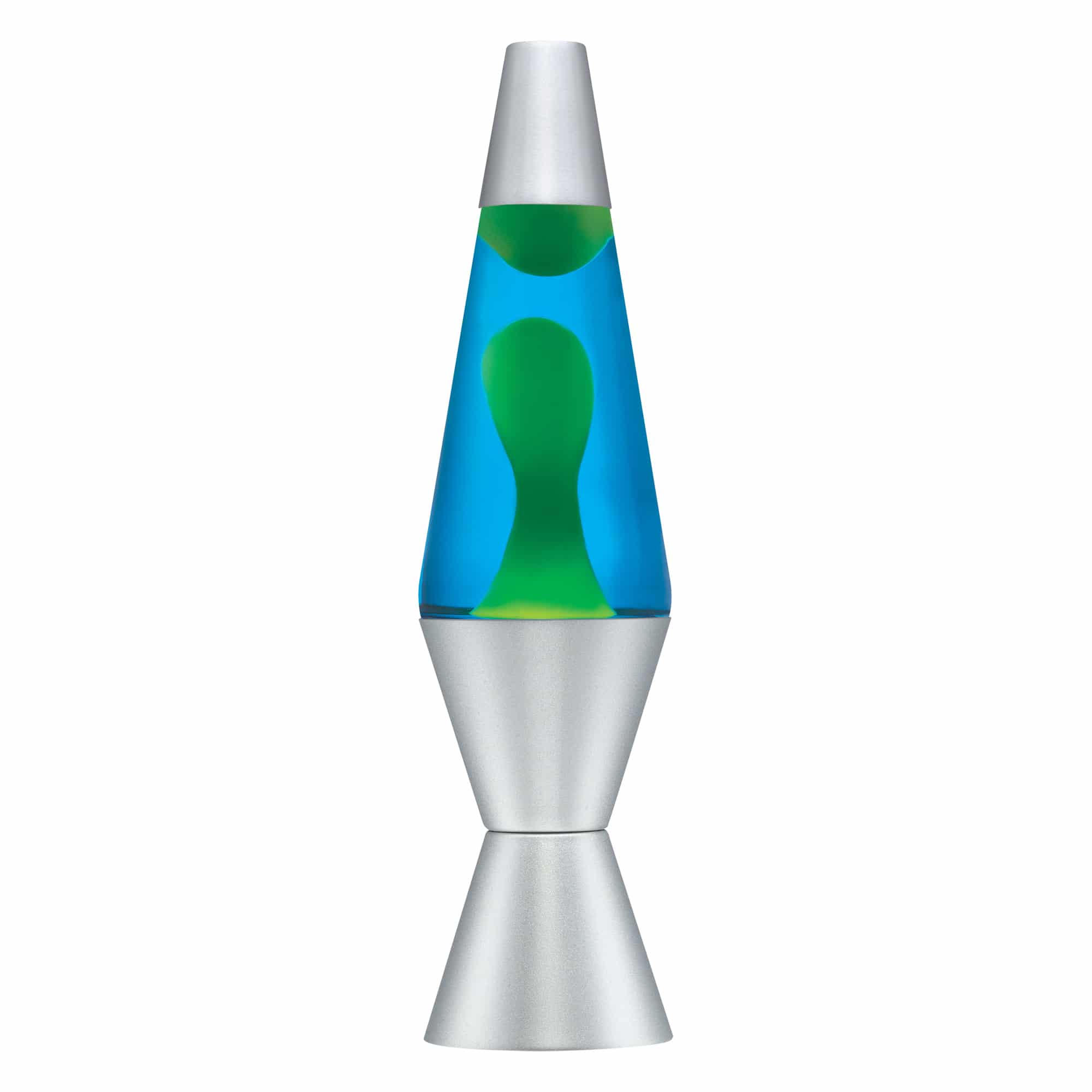 14.5" LAVA LAMP - YELLOW/BLUE/SILVER - MGZC