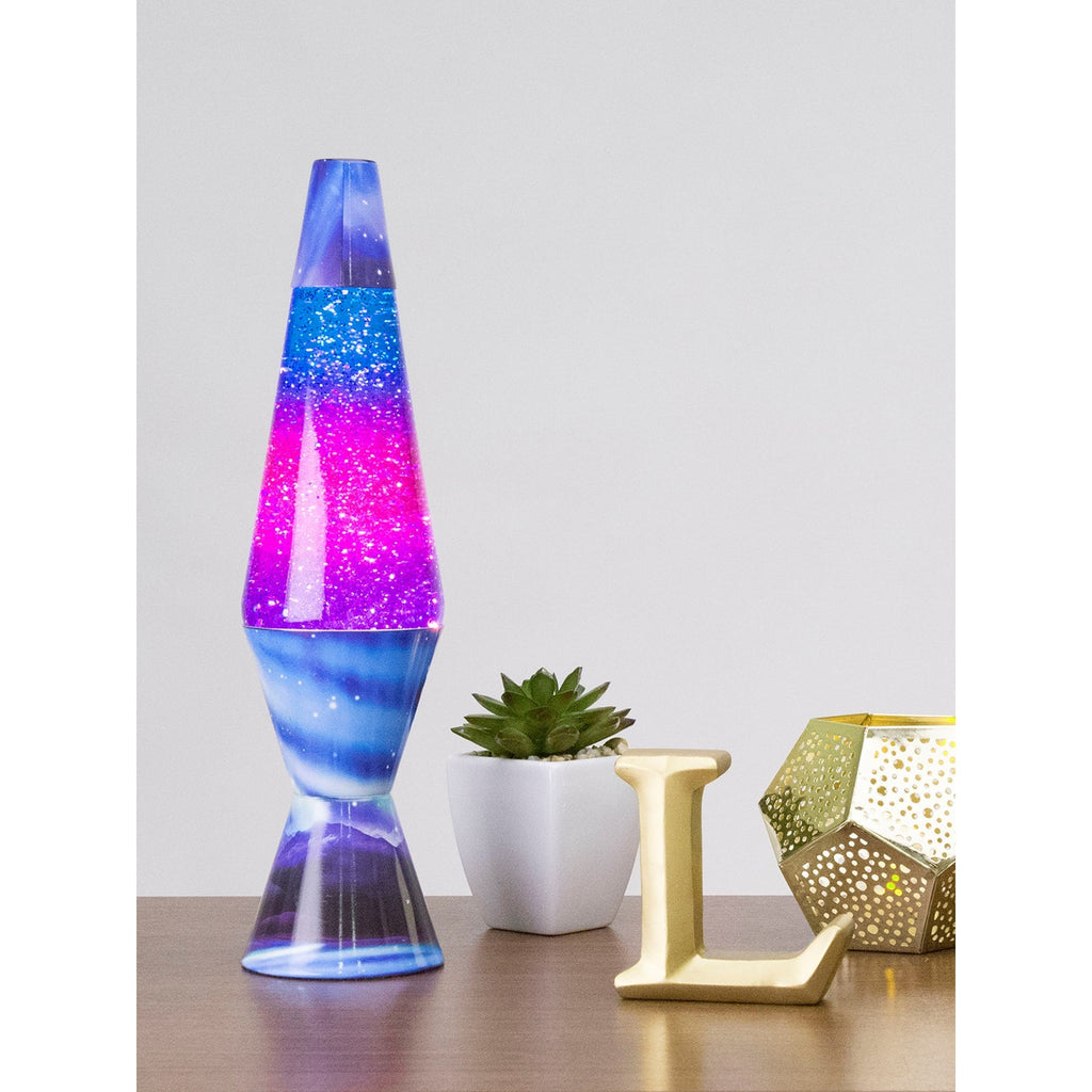 14.5" LAVA LAMP COLORMAX NORTHERN LIGHTS - GLITTER - XII0