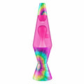 14.5" LAVA LAMP - TIE DYE PINK SPIRAL - Z26R