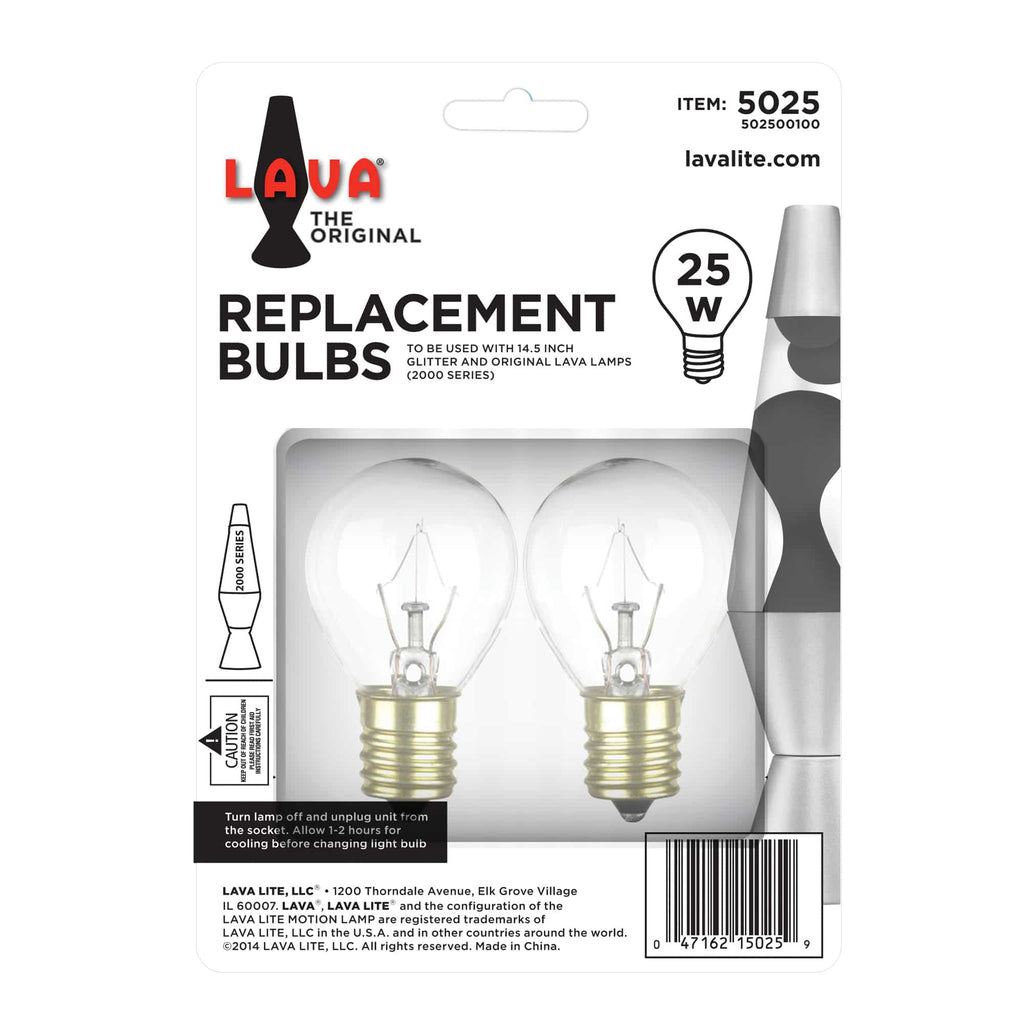 25W LAVA LAMP LIGHT BULB W/TRAY - SBE8