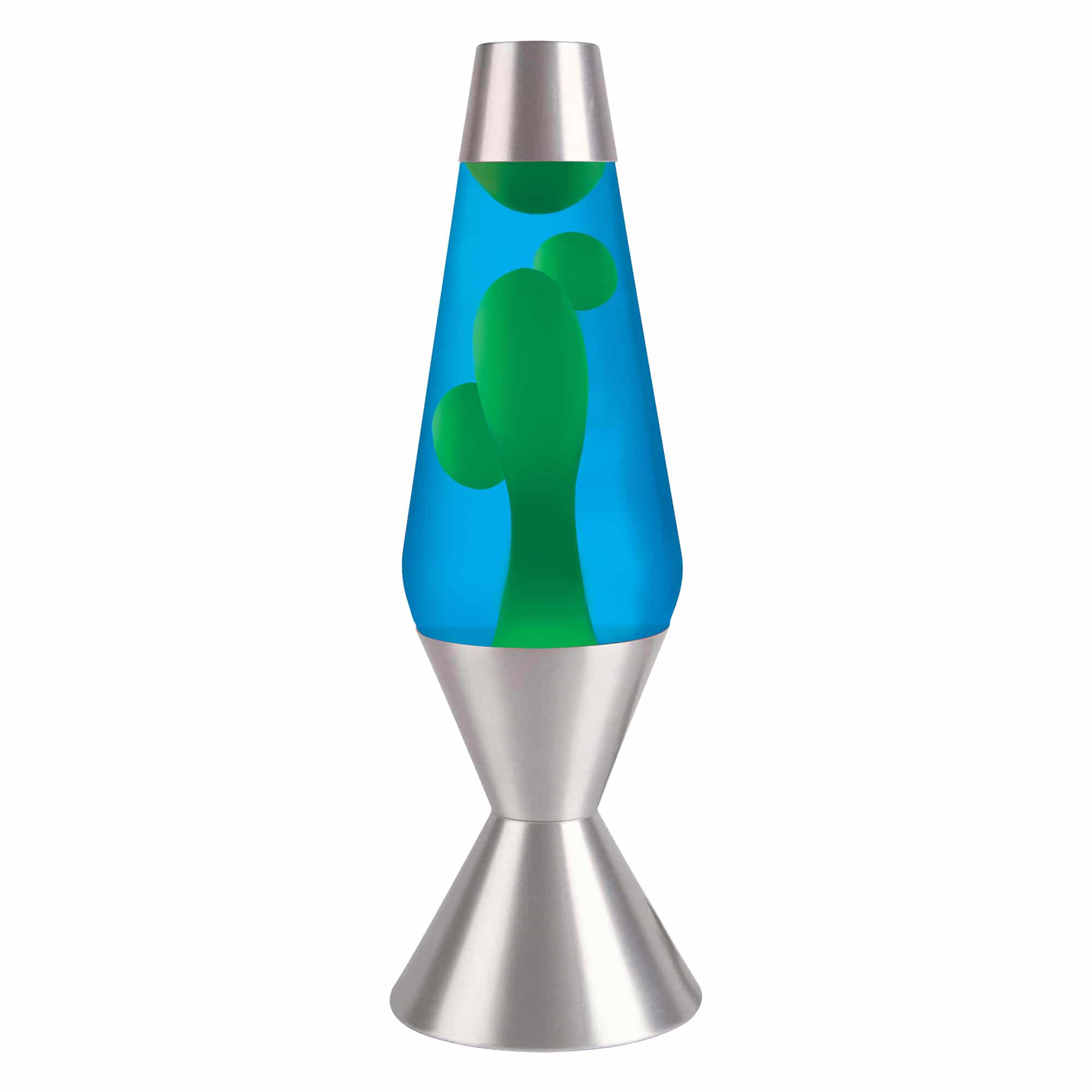 16.3" LAVA LAMP - YELLOW/BLUE/SILVER - XVNV