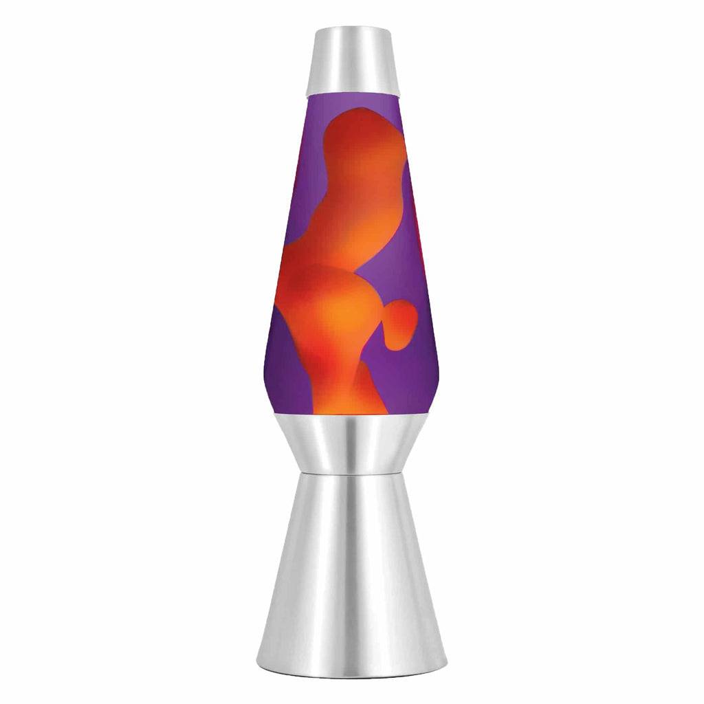 27" LAVA LAMP GRANDE - YELLOW/PURPLE/SILVER - JH6Q
