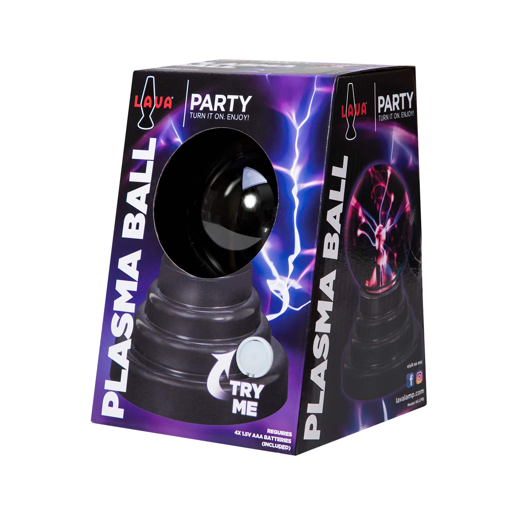 3" LAVA LAMP PLASMA BALL - UX6Y