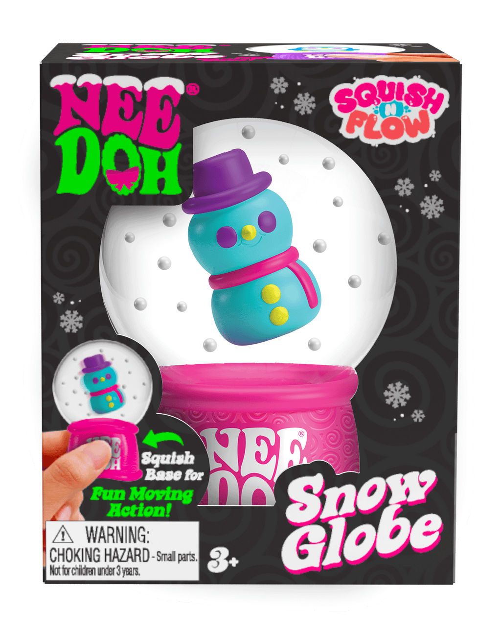 NEEDOH SQUISH N FLOW SNOW GLOBE - JOEP